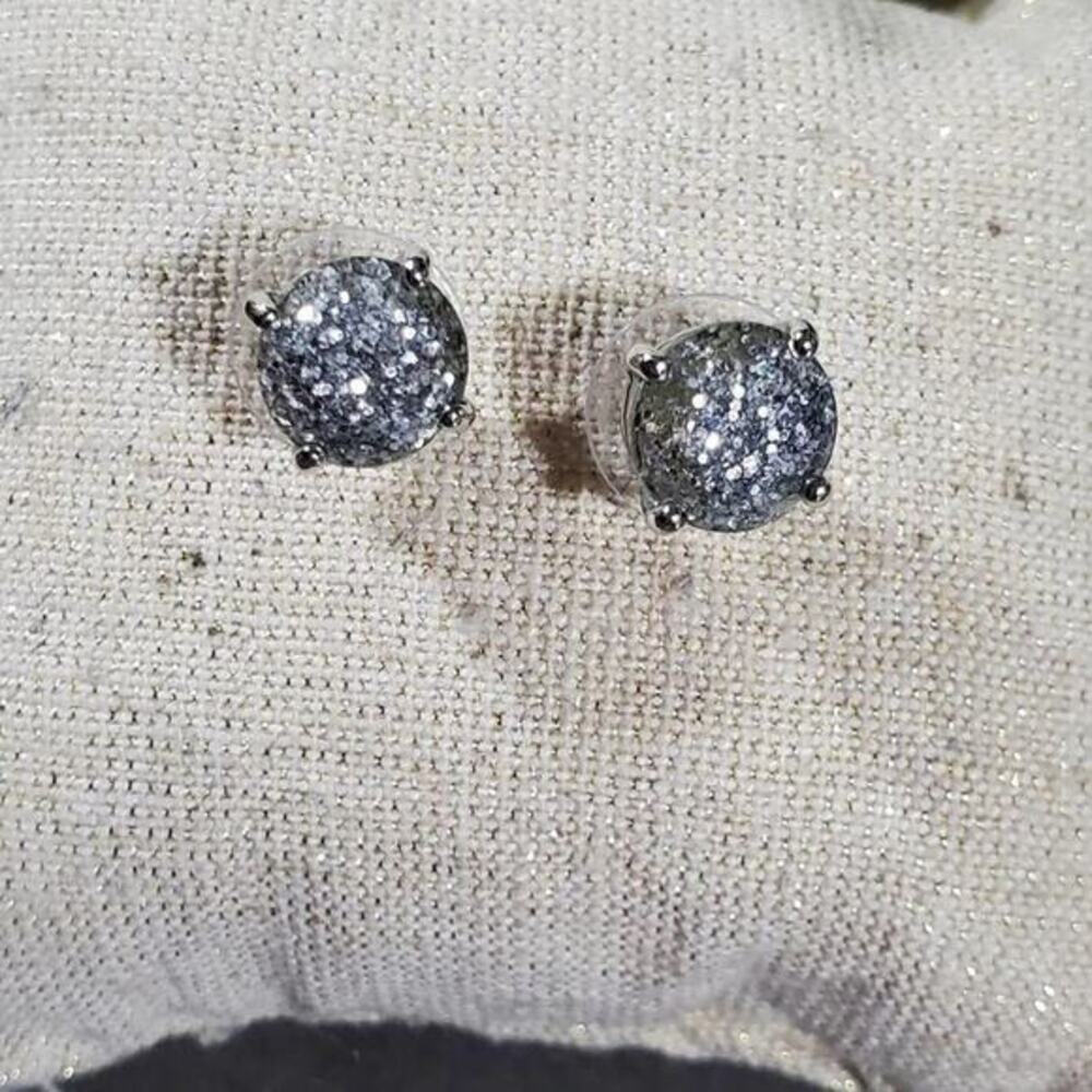 NEW Stella‎ & Dot glittery drusy studs earrings